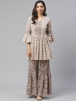 DIVENA Women Kurta Sharara Set