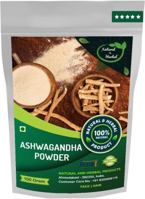 NATURAL AND HERBAL PRODUCTS Ashwagandha Powder (Bentonite Clay) For Skin Care(Face Mask),Weight Loss and Hair Growth - 100 Gm(100 g)