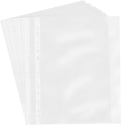 Fedus Plastic File Folder(Set Of 50, Transperent)
