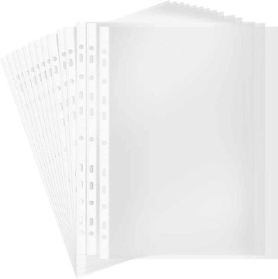 Fedus Plastic File Folder(Set Of 50, Transperent)