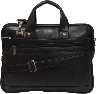 Blowzy Men & Women Black Messenger Bag