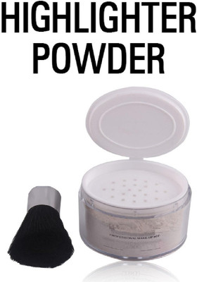THTC HD Finish Soft Touch water proof silver loose powder highlighter Highlighter(SILVER)