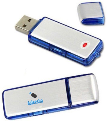 Asleesha Spy Audio/Hidden Digital Voice Recorder 8GB Inbuilt Memory Card 8 Hours...