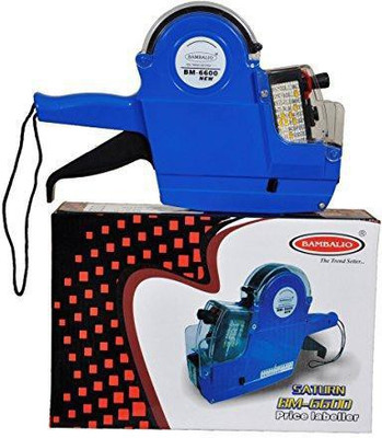 BAMBALIO 10 Digits Double Line Price Labeller BM-6600 (Saturn) Label Stamping Machine(Manual)
