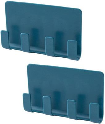 M/S DSNS Wall Mounted Butterfly Mobile Stand Mobile wall stand for charging, Plastic Wall Mount Charging Stand Mobile Holder (Blue Pack OF 2) Mobile Holder