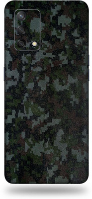 OggyBaba oppo f19, oppof19 Mobile Skin(Digital Army Camouflage With Matte Finish)