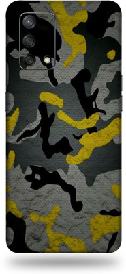OggyBaba oppo f19, oppof19 Mobile Skin(Military Yellow Camouflage With Matte Finish)