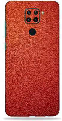 OggyBaba redmi note 9, redmi note9 Mobile Skin(Red Leather With Matte Finish)