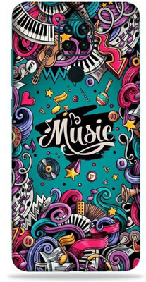 OggyBaba redmi note 9, redmi note9 Mobile Skin(Music With Gloss Finish)