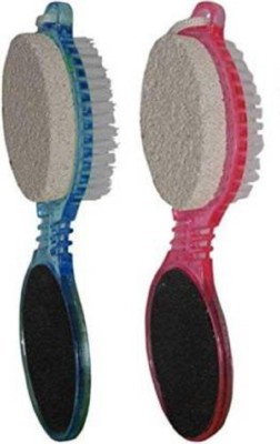 Dharm Creation Home and Travel Use Foot File/Nail Brush/Pumice Stone/Callus Reducer Pedicure