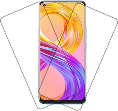 NKL Edge To Edge Tempered Glass for Realme 8 Pro(Pack of 2)