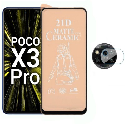 REDDWARF Edge To Edge Tempered Glass for POCO X3 Pro(Pack of 1)