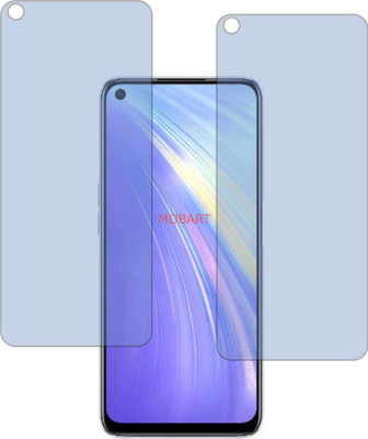 MOBART Tempered Glass Guard for REALME 6 I (Impossible AntiBlue Light)(Pack of 1)