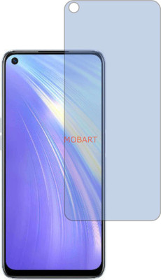 MOBART Tempered Glass Guard for RMX2001(REALME 6) (Impossible AntiBlue Light)(Pack of 1)