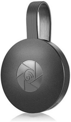 GUGGU DRF_579S Chrome cast WiFi HDMI Dongle & Wireless Display for TV\Laptop\Desktop\Tablet Compatible with All Smartphone Media Streaming Device(Black)