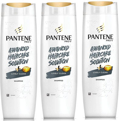PANTENE Lively Clean Shampoo For Women 340 Ml *3Pcs(1020 ml)