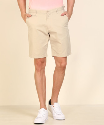 FLYING MACHINE Solid Men Grey Chino Shorts
