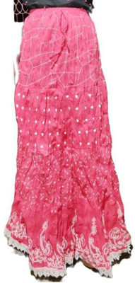mouli Printed Women Regular Red Skirt