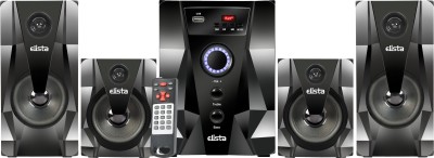 Elista Diamond 4.1 AUBF With USB/FM/Aux 73 W Bluetooth Home Theatre(Black, 4.1 Channel)