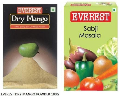 EVEREST DRY MANGO + SABJI MASALA (2 X 100 GM ) PACK OF 2(2 x 100 g)