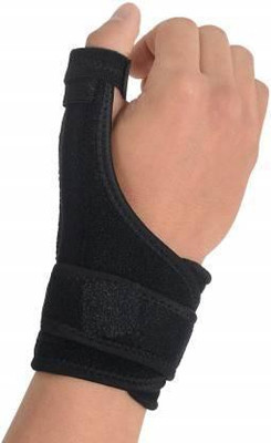 Shop & Shoppee Universal Thumb Spica Splint Support Wrist Stabiliser for Sprain and Arthritis Splints(Black)