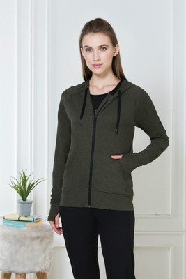 VAN HEUSEN Full Sleeve Solid Women Reversible Sweatshirt