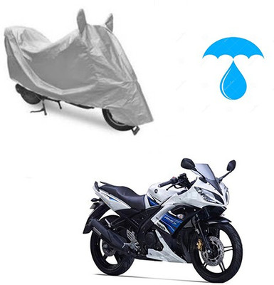 Atulit enterprises Two Wheeler Cover for Yamaha(YZF R15 S, Silver)