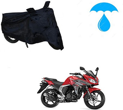 Feel heaven Two Wheeler Cover for Yamaha(Fazer, Black)