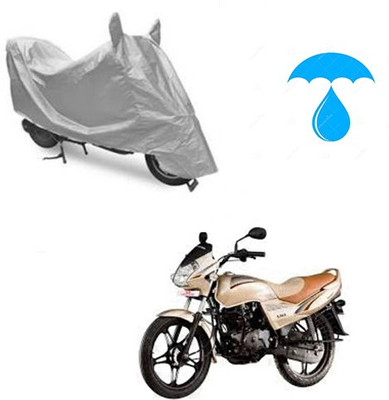 saanvi Two Wheeler Cover for LML(Freedom, Silver)