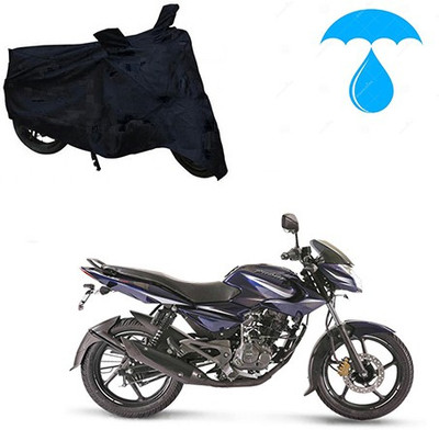 Feel heaven Two Wheeler Cover for Bajaj(Pulsar 135 LS DTS-i, Black)