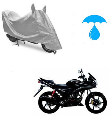 Atulit enterprises Two Wheeler Cover for Honda(CBF Stunner, Silver)