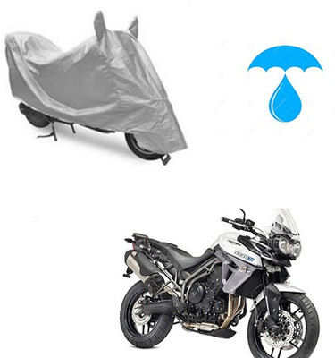 Feel heaven Two Wheeler Cover for Universal For Bike(Silver)