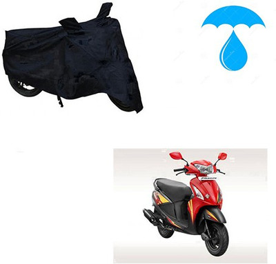 saanvi Two Wheeler Cover for Hero(Pleasure, Black)