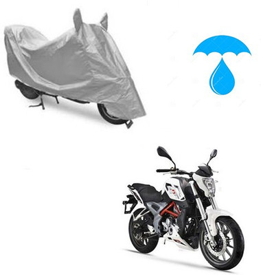 saanvi Two Wheeler Cover for DSK Benelli(TNT 25, Silver)
