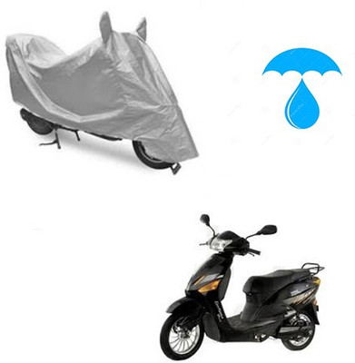 Feel heaven Two Wheeler Cover for Hero(Electric Zippy, Silver)