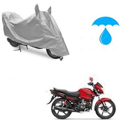 Atulit enterprises Two Wheeler Cover for Hero(Glamour FI, Silver)