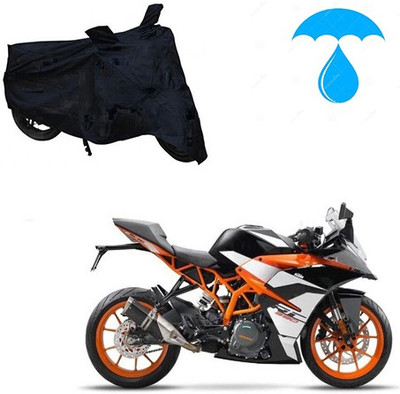 saanvi Two Wheeler Cover for KTM(RD 350, Black)