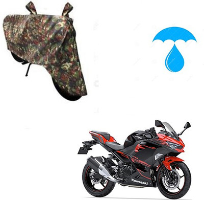 Feel heaven Two Wheeler Cover for Kawasaki(Ninja 250, Multicolor)