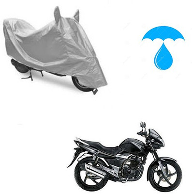 Atulit enterprises Two Wheeler Cover for Suzuki(GS 150R, Silver)