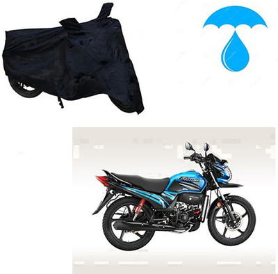 Feel heaven Two Wheeler Cover for Honda(Passion Pro TR, Black)