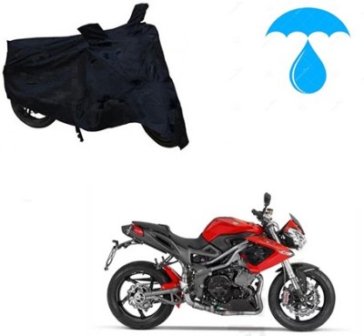 Feel heaven Two Wheeler Cover for DSK Benelli(TNT R, Black)