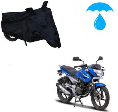 Feel heaven Two Wheeler Cover for Bajaj(XCD 125cc, Black)