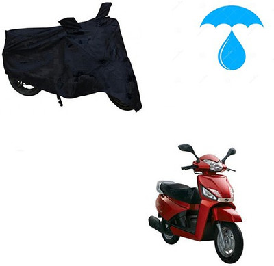 Feel heaven Two Wheeler Cover for Mahindra(Gusto, Black)