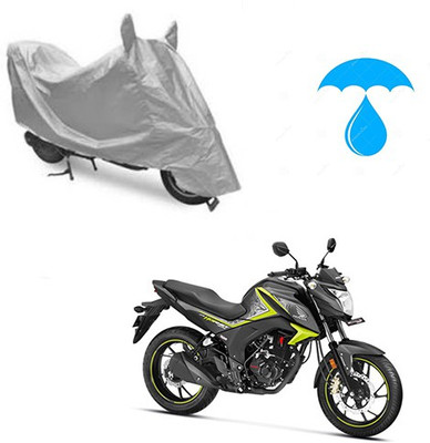 saanvi Two Wheeler Cover for Honda(CB Hornet 160, Silver)