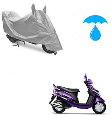 saanvi Two Wheeler Cover for Mahindra(Rodeo RZ, Silver)