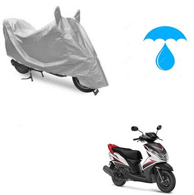 Feel heaven Two Wheeler Cover for Yamaha(Ray Z, Silver)