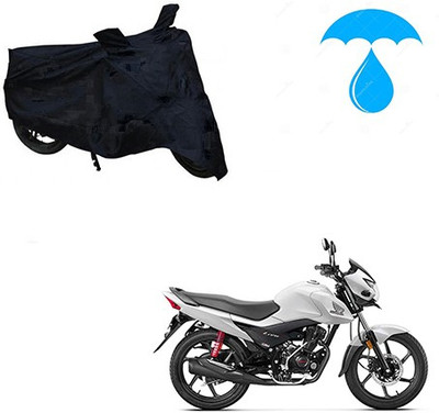saanvi Waterproof Two Wheeler Cover for Honda(Livo, Black)