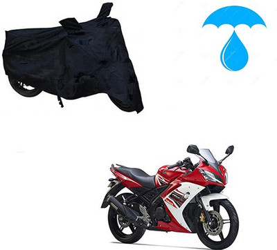 Feel heaven Two Wheeler Cover for Yamaha(R15 s, Black)