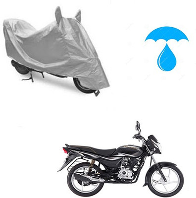 Feel heaven Two Wheeler Cover for Bajaj(Platina 100 DTS-i, Silver)