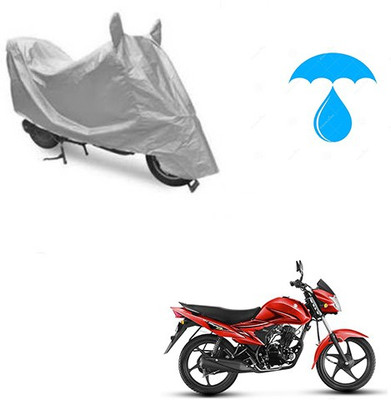 Atulit enterprises Two Wheeler Cover for Suzuki(Hayate, Silver)